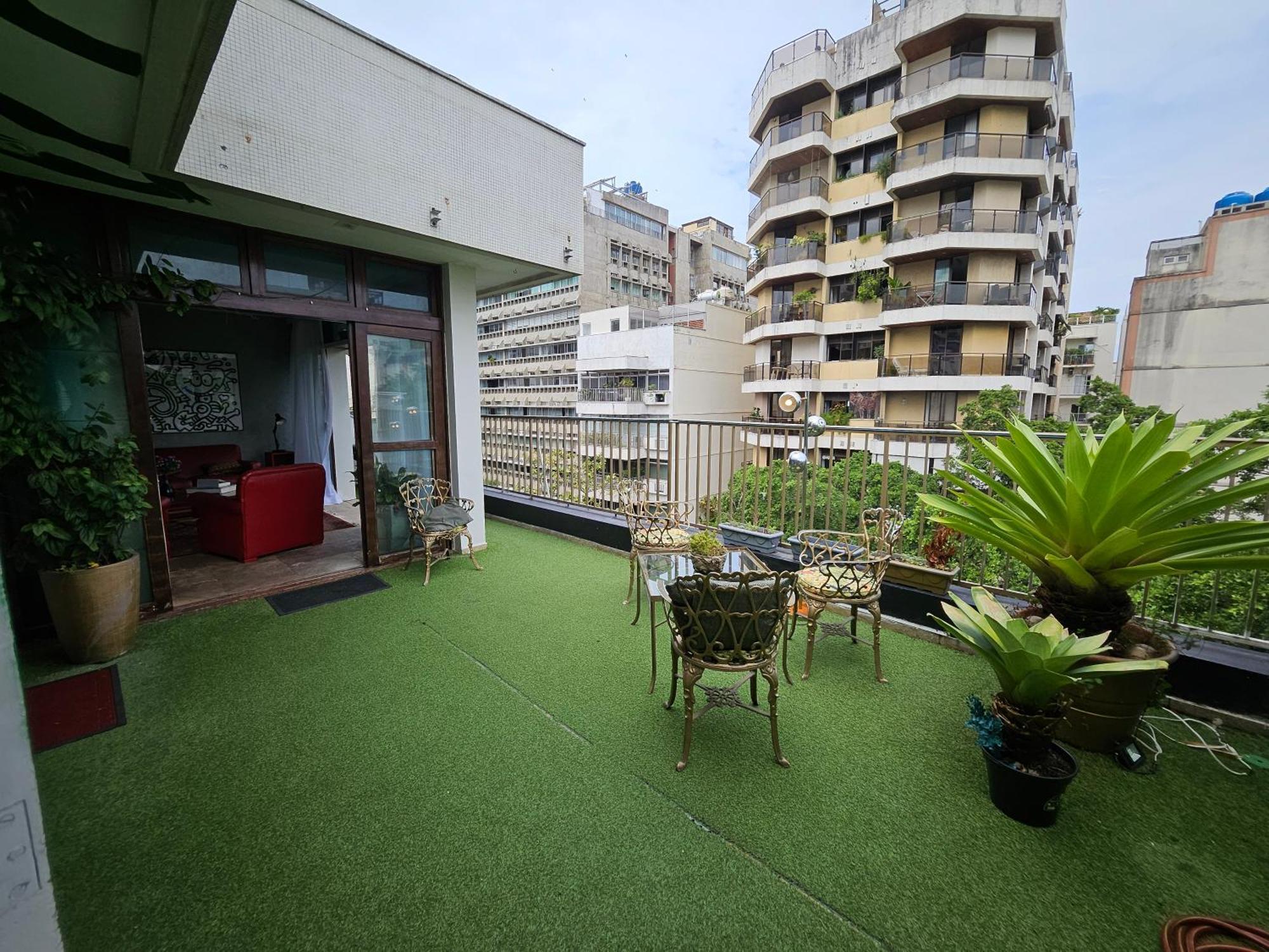 Charmosa Cobertura Em Ipanema Na Quadra Da Praia De Quarto, Sala, Terraco E Sauna Rio de Janeiro Luaran gambar
